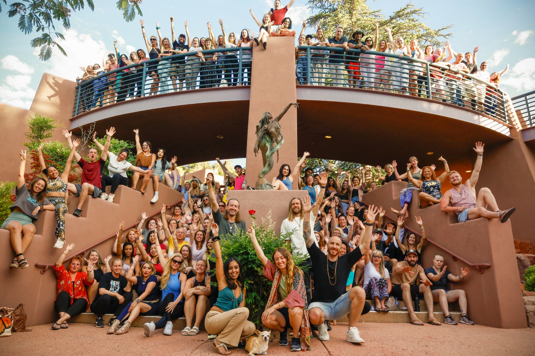 High Vibe Tribe live event group in Sedona